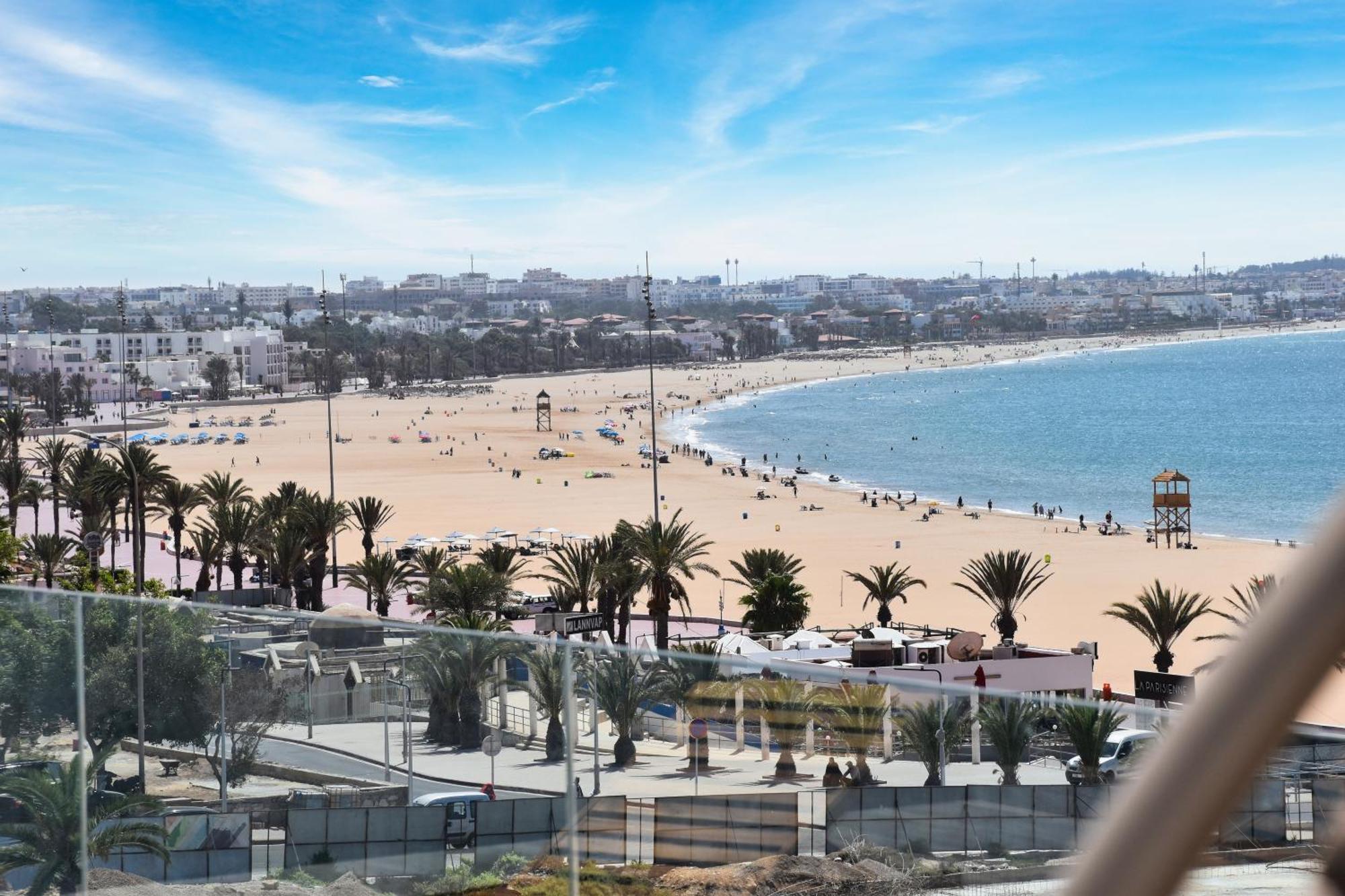 Luxury Seafront Appartement 6-7P Agadir Dış mekan fotoğraf