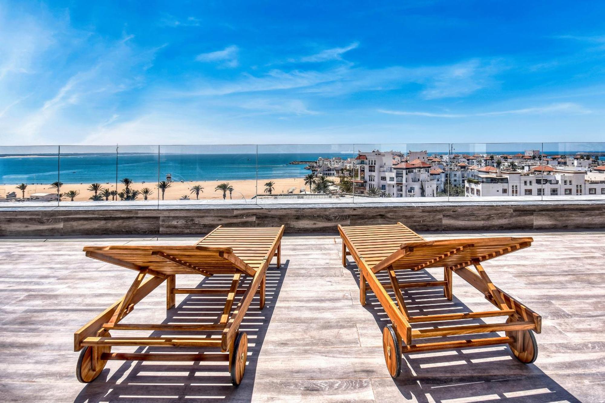 Luxury Seafront Appartement 6-7P Agadir Dış mekan fotoğraf