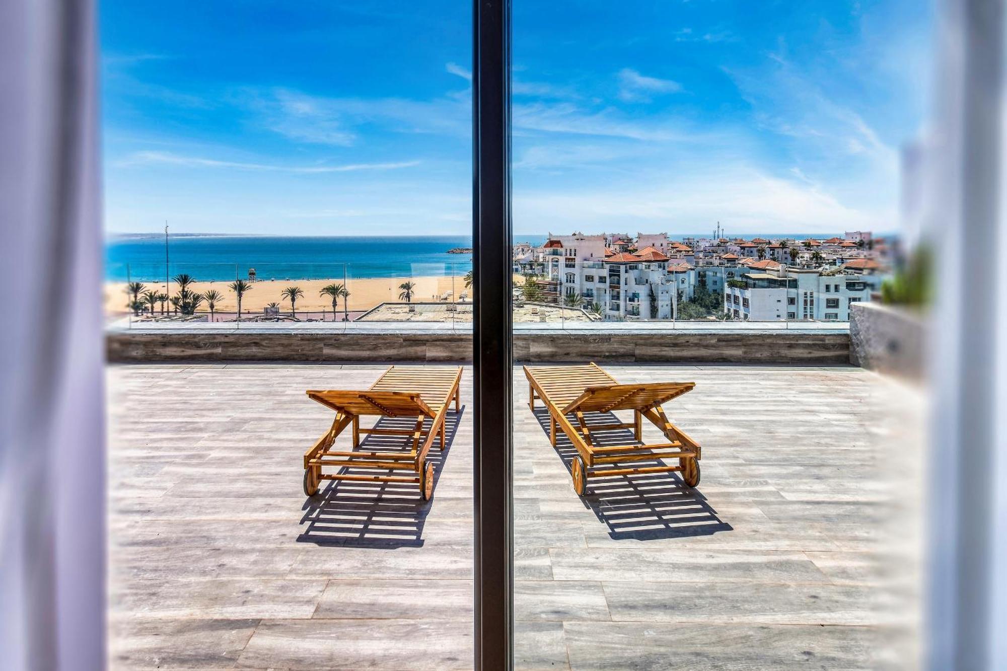 Luxury Seafront Appartement 6-7P Agadir Dış mekan fotoğraf