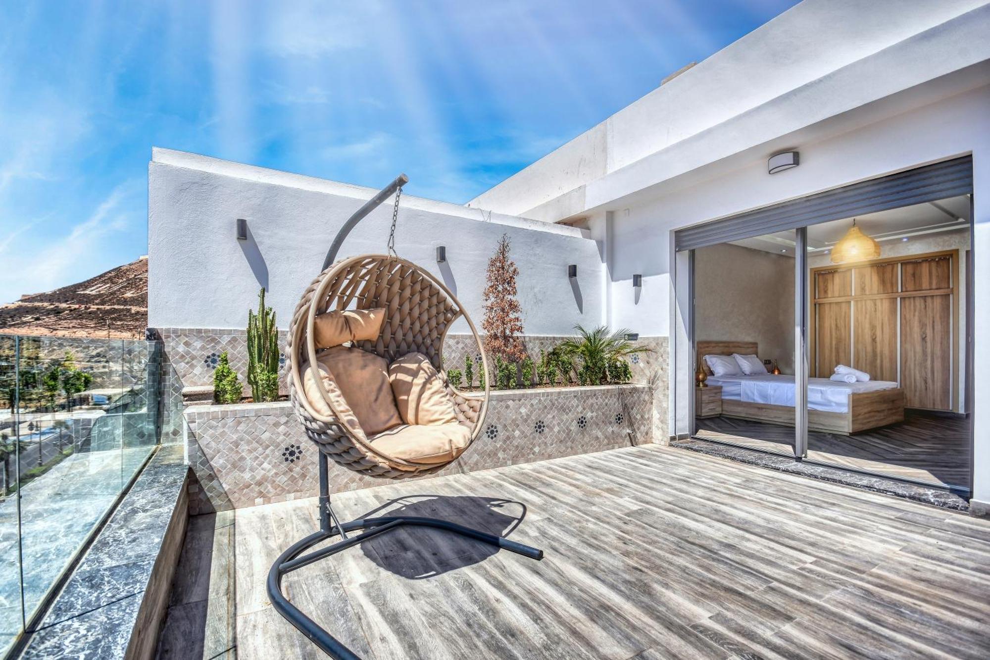 Luxury Seafront Appartement 6-7P Agadir Dış mekan fotoğraf